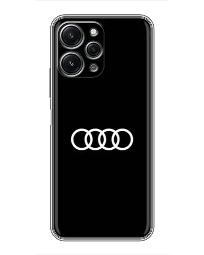 Чехол для Xiaomi Redmi 12 (5G) с картинкой «Audi White Logo»
