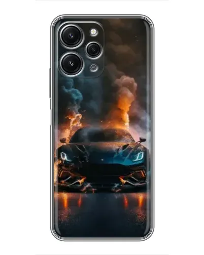 Чехол для Xiaomi Redmi 12 (5G) с картинкой «Lamborghini дымная эстетика» Чехол для Xiaomi Redmi 12 (5G) с картинкой «Lamborghini дымная эстетика»