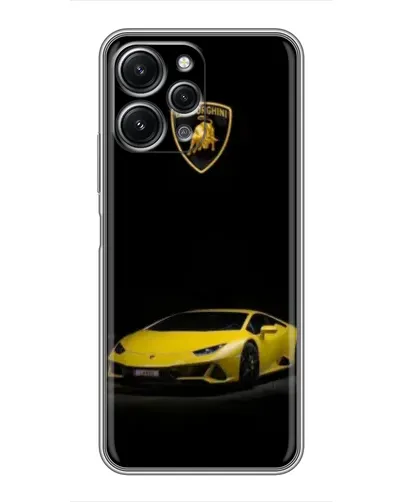 Чехол для Xiaomi Redmi 12 (5G) с картинкой «Lamborghini желтый акцент» Чехол для Xiaomi Redmi 12 (5G) с картинкой «Lamborghini желтый акцент»