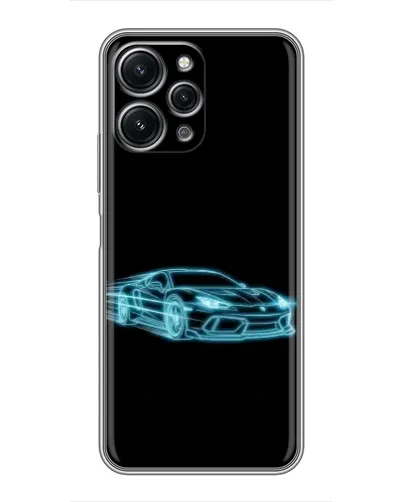 Чехол для Xiaomi Redmi 12 (5G) с картинкой «Неоновый контур Lamborghini» Чехол для Xiaomi Redmi 12 (5G) с картинкой «Неоновый контур Lamborghini»