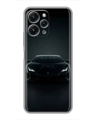 Чехол для Xiaomi Redmi 12 (5G) с картинкой «Черный Lamborghini Aventador» Чехол для Xiaomi Redmi 12 (5G) с картинкой «Черный Lamborghini Aventador»