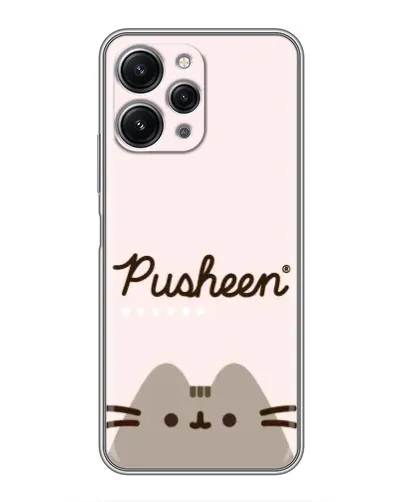 Чохол для Xiaomi Redmi 12 (5G) з картинкою «Pusheen логотип» Чохол для Xiaomi Redmi 12 (5G) з картинкою «Pusheen логотип»
