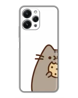 Чохол для Xiaomi Redmi 12 (5G) з картинкою «Пушин з печивом»