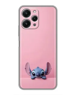 Чохол для Xiaomi Redmi 12 (5G) з картинкою «Stitch визирає»