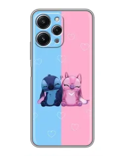Чохол для Xiaomi Redmi 12 (5G) з картинкою «Stitch та Angel Love»