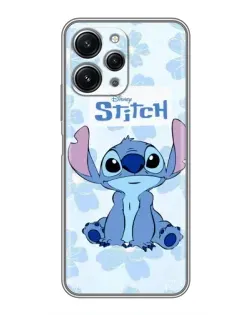 Чохол для Xiaomi Redmi 12 (5G) з картинкою «Stitch серед квітів»