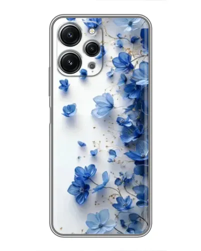 Чохол для Xiaomi Redmi 12 (5G) з картинкою «Блакитний квітковий каскад» Чохол для Xiaomi Redmi 12 (5G) з картинкою «Блакитний квітковий каскад»
