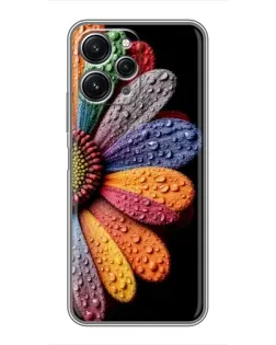 Чохол для Xiaomi Redmi 12 (5G) з картинкою «Райдужна квітка»