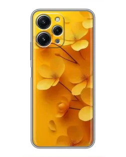 Чохол для Xiaomi Redmi 12 (5G) з картинкою «Золоті пелюстки»