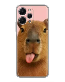 Чохол для Xiaomi Redmi 12 (5G) з картинкою «Капібара з язиком» Чохол для Xiaomi Redmi 12 (5G) з картинкою «Капібара з язиком»