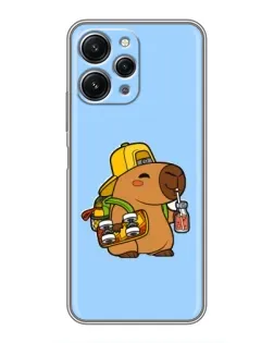 Чохол для Xiaomi Redmi 12 (5G) з картинкою «Капібара на скейті» Чохол для Xiaomi Redmi 12 (5G) з картинкою «Капібара на скейті»