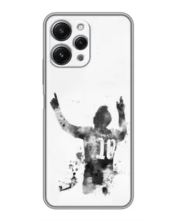 Чехол для Xiaomi Redmi 12 (5G) с картинкой «Messi ART»