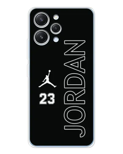 Чехол для Xiaomi Redmi 12 с картинкой «Jordan Vertical»