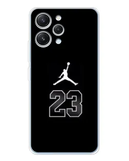 Чехол для Xiaomi Redmi 12 с картинкой «Jordan Flight 23»