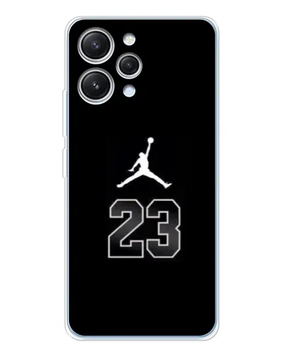 Чехол для Xiaomi Redmi 12 с картинкой «Jordan Flight 23»