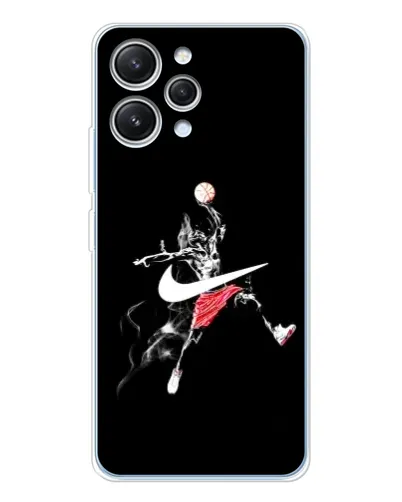 Чехол для Xiaomi Redmi 12 с картинкой «Jordan Jumpman»