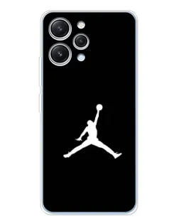 Чехол для Xiaomi Redmi 12 с картинкой «Jordan Silhouette»