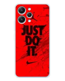 Чехол для Xiaomi Redmi 12 с картинкой «Nike Just Do It»