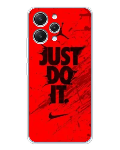 Чехол для Xiaomi Redmi 12 с картинкой «Nike Just Do It»