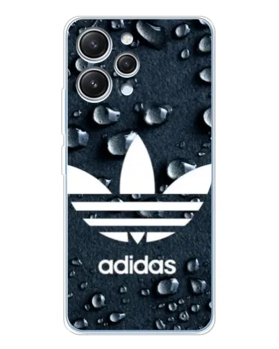 Чехол для Xiaomi Redmi 12 с картинкой «Adidas Trefoil Blue»