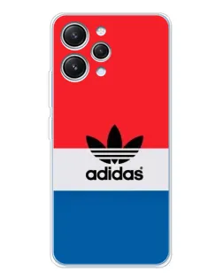 Чехол для Xiaomi Redmi 12 с картинкой «Ретро блоки Adidas»