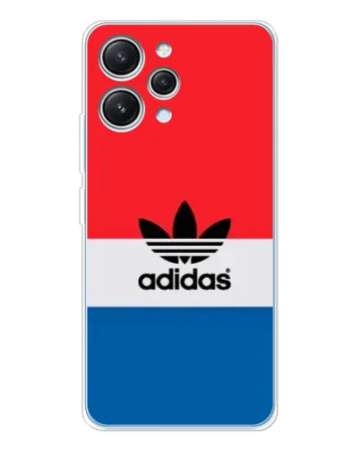 Чехол для Xiaomi Redmi 12 с картинкой «Ретро блоки Adidas»
