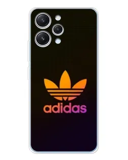 Чехол для Xiaomi Redmi 12 с картинкой «Градиент Adidas»