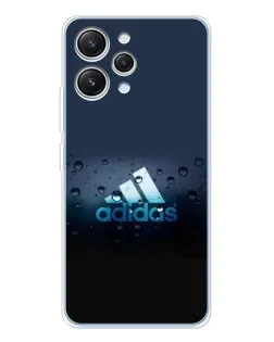 Чехол для Xiaomi Redmi 12 с картинкой «Adidas Water Drops»