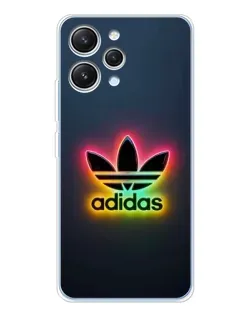 Чехол для Xiaomi Redmi 12 с картинкой «Неоновый Adidas»