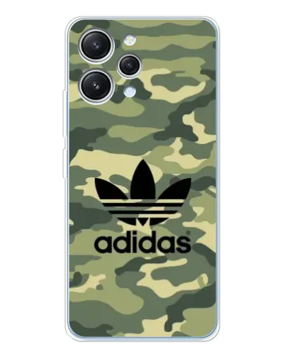 Чехол для Xiaomi Redmi 12 с картинкой «Милитари стиль Adidas»