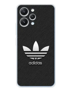 Чехол для Xiaomi Redmi 12 с картинкой «Adidas Карбоновая текстура»