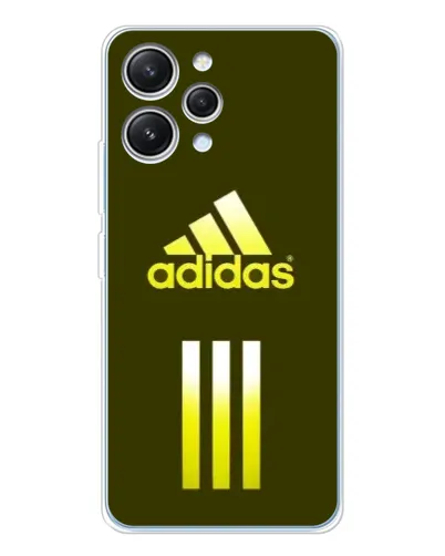 Чехол для Xiaomi Redmi 12 с картинкой «Оливковый градиент Adidas»