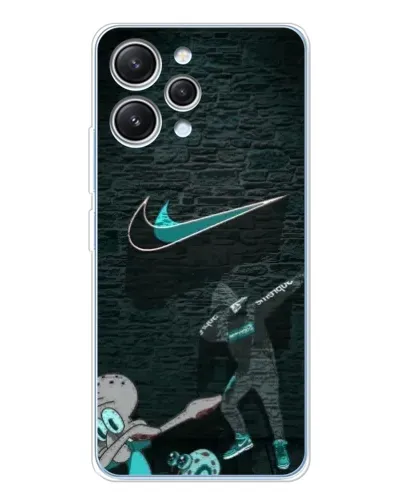 Чехол для Xiaomi Redmi 12 с картинкой «Спортивный арт Nike»
