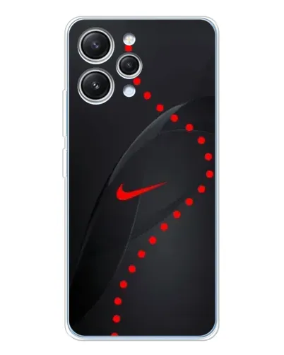 Чехол для Xiaomi Redmi 12 с картинкой «Абстрактный дизайн Nike»