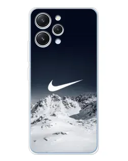 Чехол для Xiaomi Redmi 12 с картинкой «Nike — зимние горы»