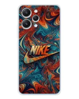 Чехол для Xiaomi Redmi 12 с картинкой «Nike в абстракции»