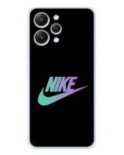 Чехол для Xiaomi Redmi 12 с картинкой «Nike — городская ночь»