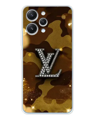 Чехол для Xiaomi Redmi 12 с картинкой «Камуфляжный Louis Vuitton»