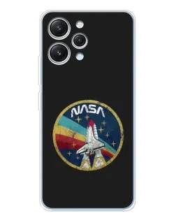 Чохол для Xiaomi Redmi 12 з картинкою «NASA — емблема місії»