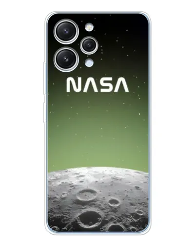 Чехол для Xiaomi Redmi 12 с картинкой «NASA — лунный градиент»