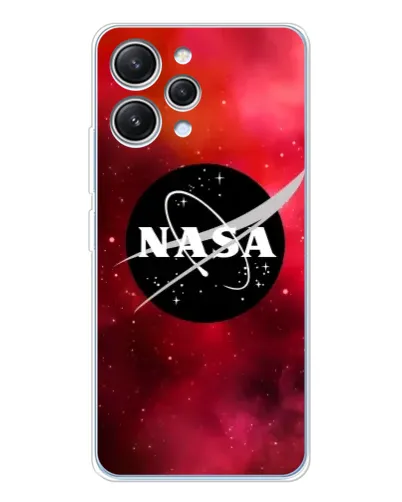 Чехол для Xiaomi Redmi 12 с картинкой «NASA — красная туманность»