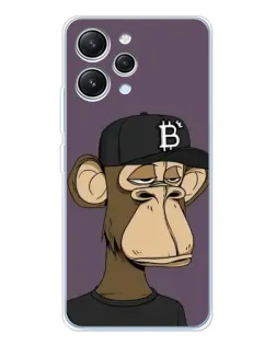Чехол для Xiaomi Redmi 12 с картинкой «Bored Ape в кепке»