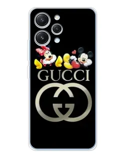 Чехол для Xiaomi Redmi 12 с картинкой «Gucci — герои Disney»
