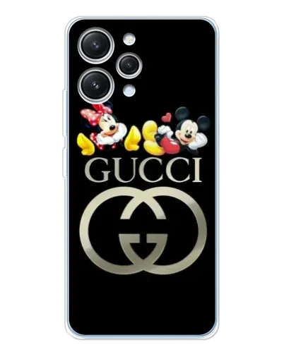 Чехол для Xiaomi Redmi 12 с картинкой «Gucci — герои Disney» Чехол для Xiaomi Redmi 12 с картинкой «Gucci — герои Disney»