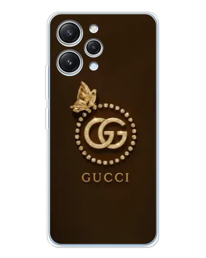 Чехол для Xiaomi Redmi 12 с картинкой «Gucci — золотая бабочка» Чехол для Xiaomi Redmi 12 с картинкой «Gucci — золотая бабочка»