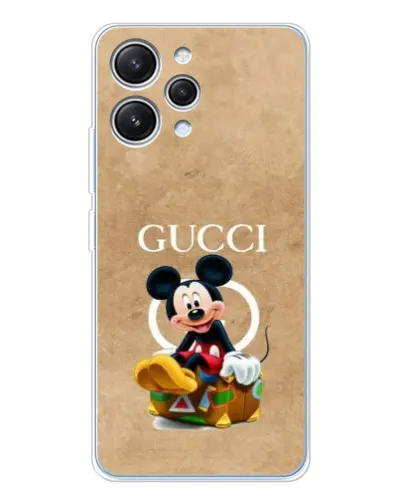 Чехол для Xiaomi Redmi 12 с картинкой «Микки Маус Gucci — крафт» Чехол для Xiaomi Redmi 12 с картинкой «Микки Маус Gucci — крафт»