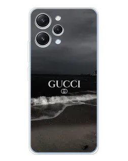 Чехол для Xiaomi Redmi 12 с картинкой «Gucci — морской прибой»