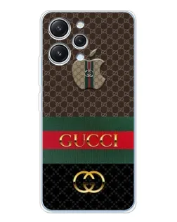 Чехол для Xiaomi Redmi 12 с картинкой «Gucci — брендированный десерт»