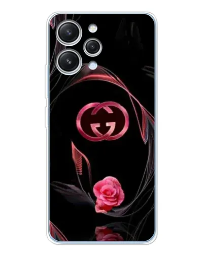 Чехол для Xiaomi Redmi 12 с картинкой «Gucci — неоновая роза» Чехол для Xiaomi Redmi 12 с картинкой «Gucci — неоновая роза»