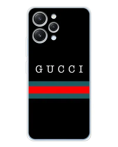 Чехол для Xiaomi Redmi 12 с картинкой «Gucci — красный пояс» Чехол для Xiaomi Redmi 12 с картинкой «Gucci — красный пояс»